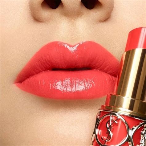 ysl rouge volupte shine 46 orange perfecto